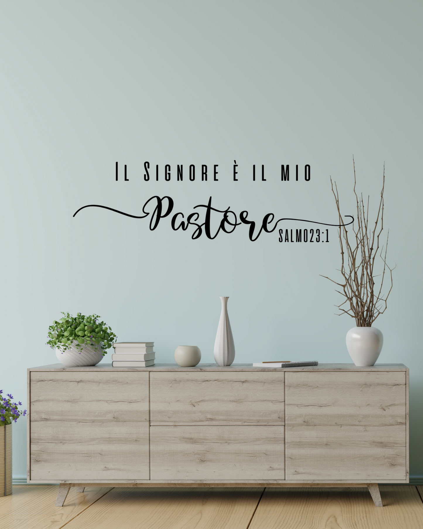 stickers adesivo da parete " Il Signore è il mio Pastore" SALMO 23:1
