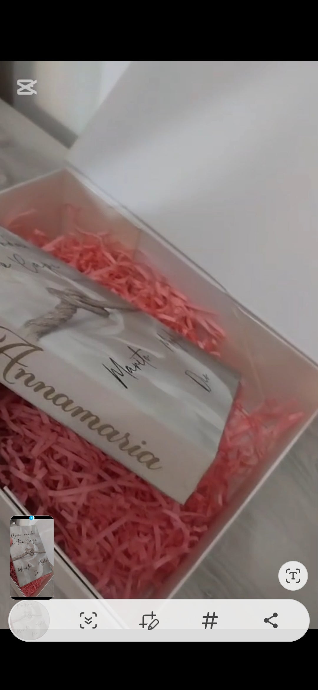 Bibbia personalizzata  con nomi sposi "corda a tre capi"
