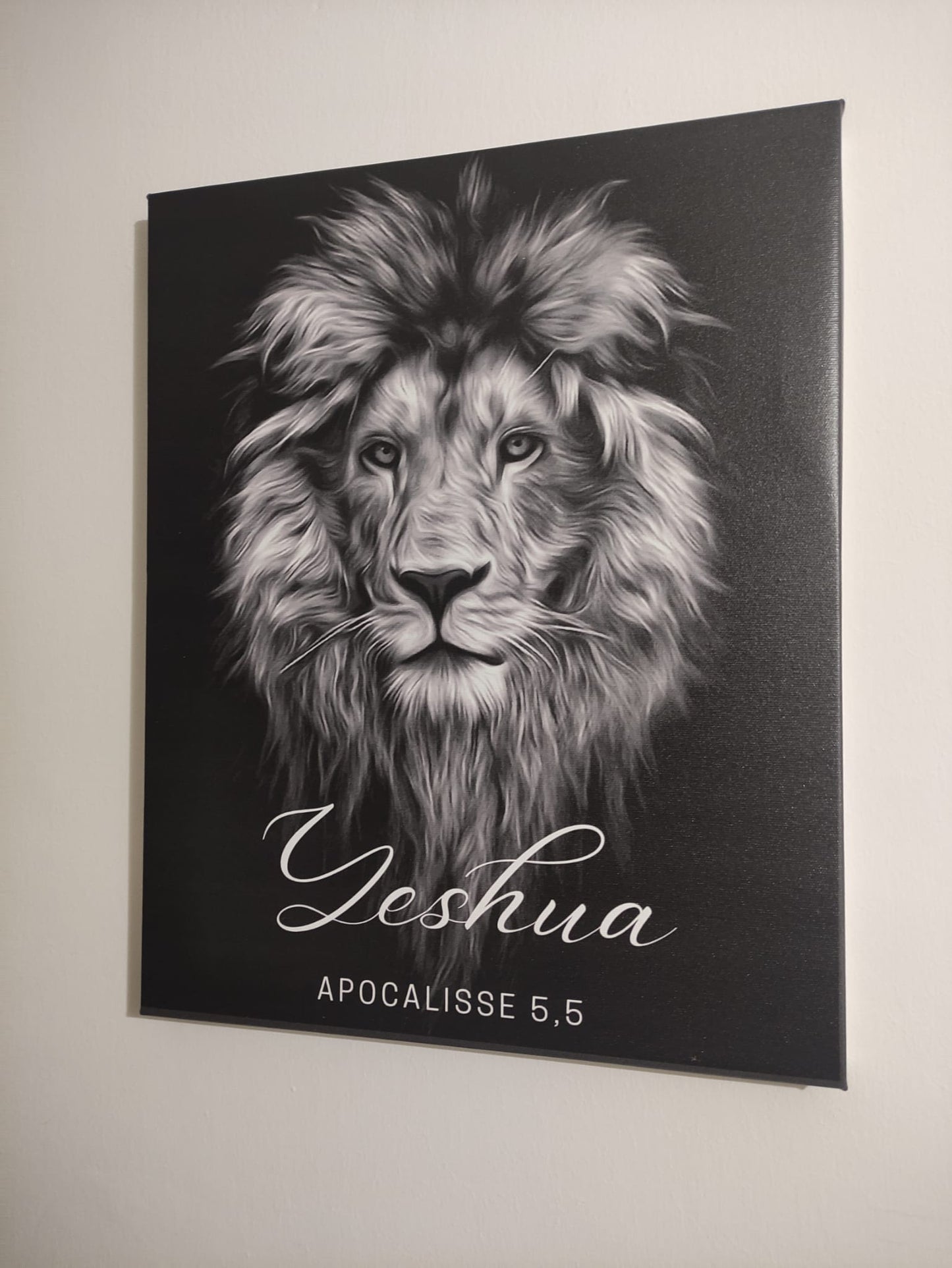 quadro in tela varie misure   "YESHUA"  Apocalisse 5,5 leone