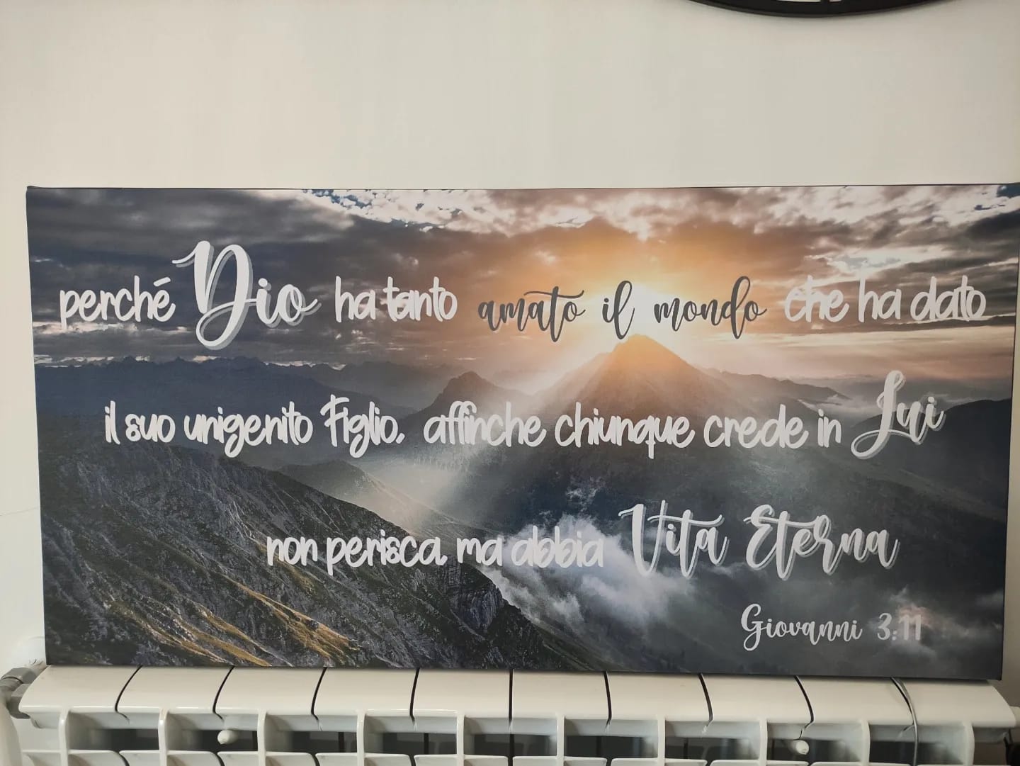 quadro in tela "Giovanni 3:11" perchè Dio ha tanto amato il mondo