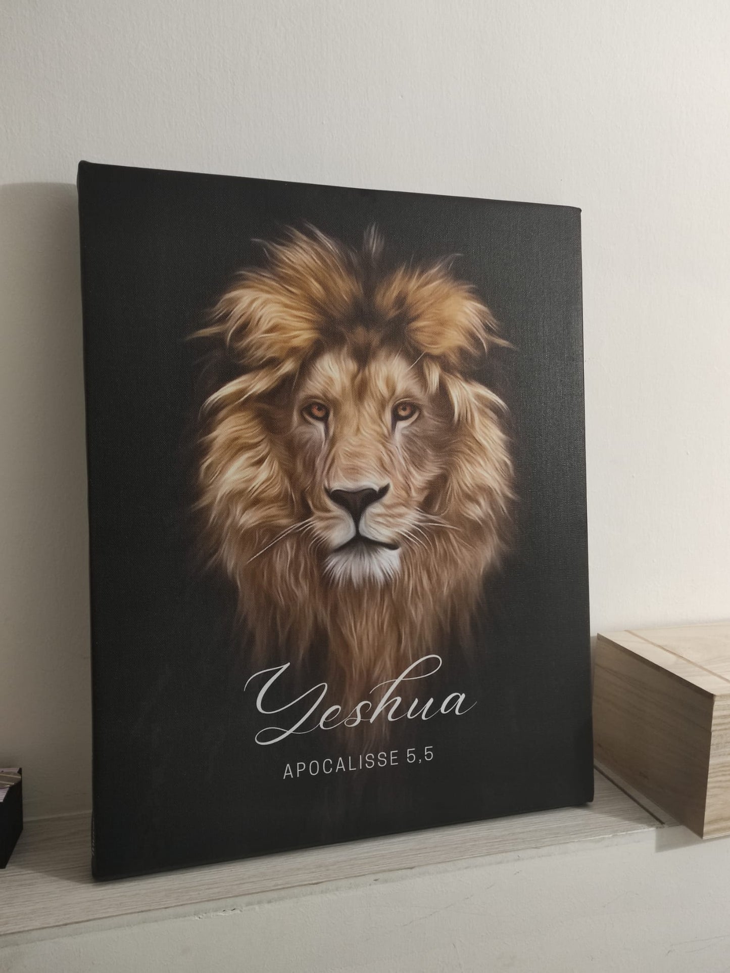 quadro in tela varie misure quadro   "YESHUA"  Apocalisse 5,5 leone